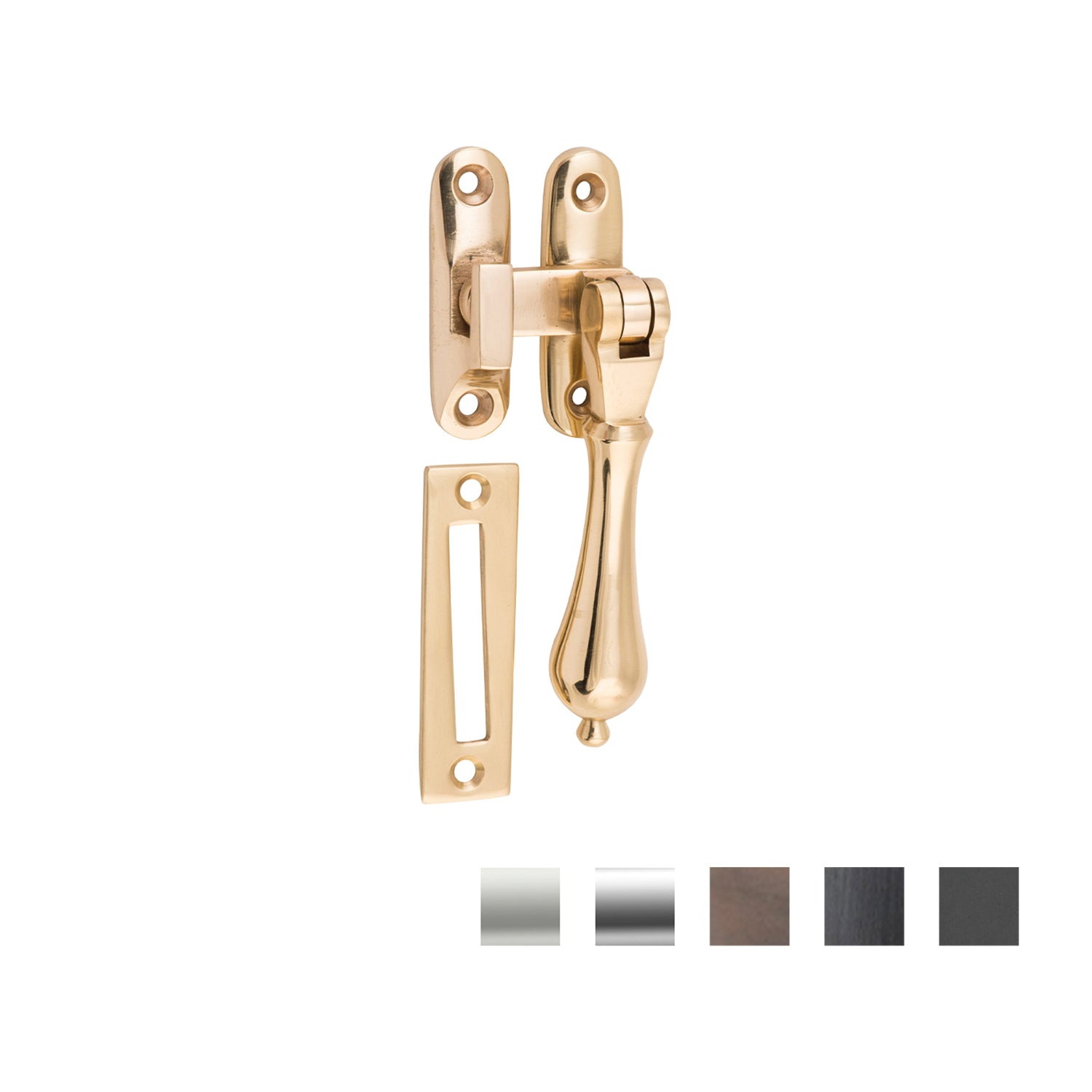 Tradco Teardrop Casement Fastener - Available in Various Finishes