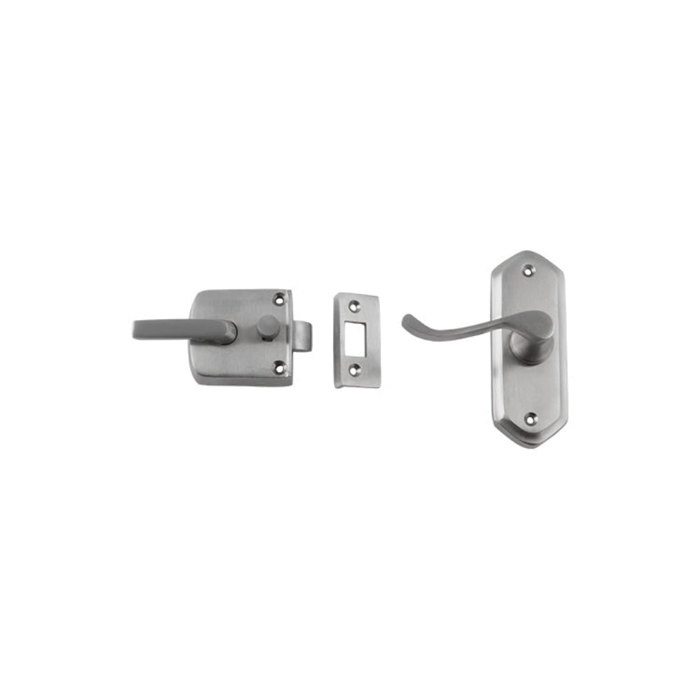 Tradco Screen Door Latch Polished Brass RH External 1193