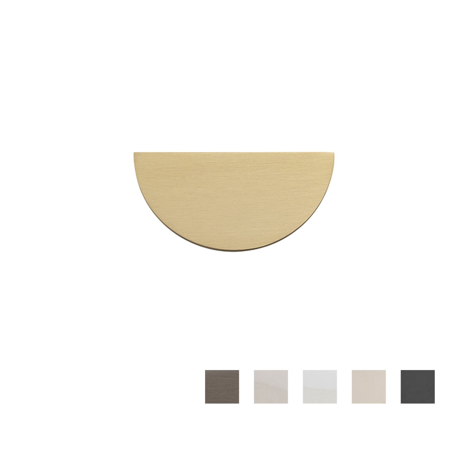 Iver Osaka Half Moon Drawer Cabinet Pull Handle - Available in Various Finishes
