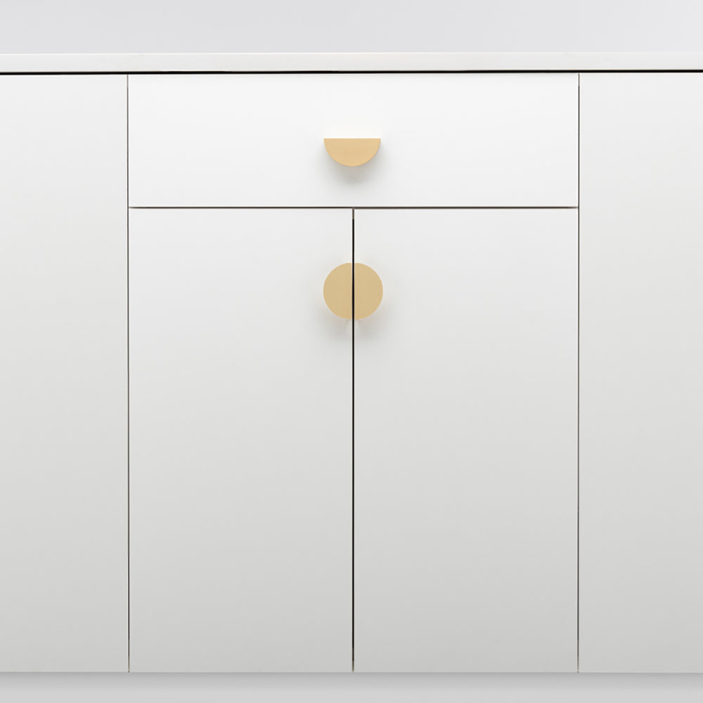 Iver Osaka Half Moon Drawer Cabinet Pull Handle - Available in Various Finishes