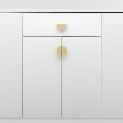Iver Osaka Half Moon Drawer Cabinet Pull Handle - Available in Various Finishes