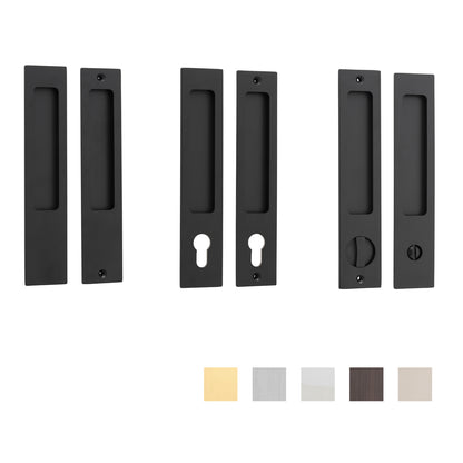 Iver Rectangular Flush Pull - Available in Various Functions and Styles