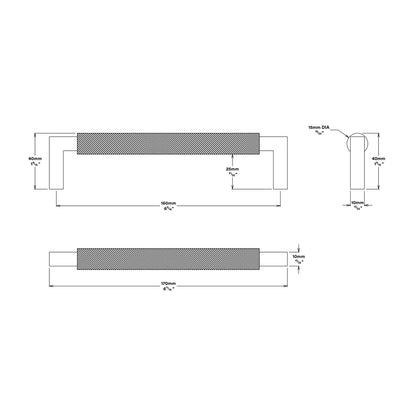 Iver Brunswick Cabinet Pull Handle - Available in Various Finishes and Sizes