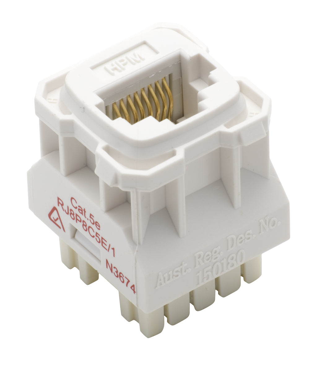 Tradco 5021WH Data Socket White |Free Shipping | SCL Locks Keeler Hardware