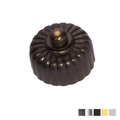 Tradco Fluted Dimmers and Fan Controllers - Available In Various Finishes