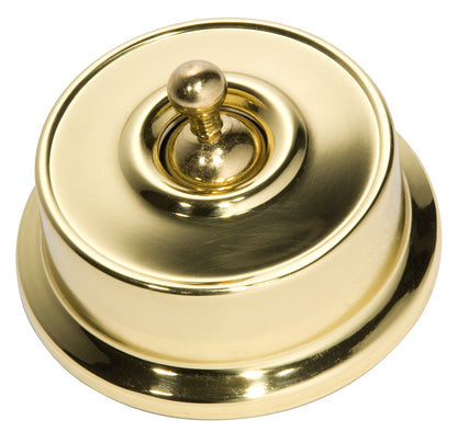 Tradco Federation Switch Polished Brass 5470