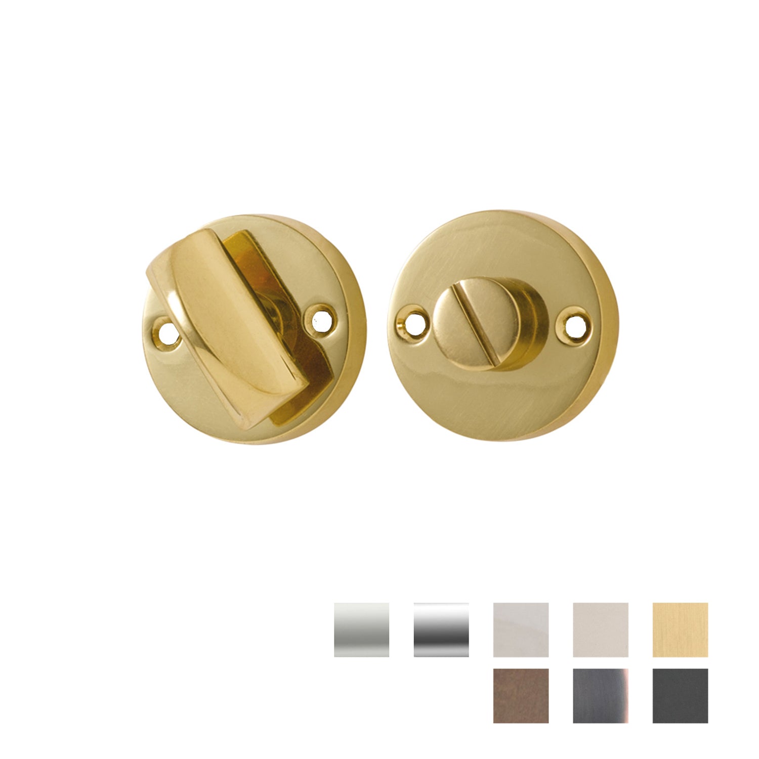 Tradco Round Privacy Turn 35mm - Available In Various Finishes