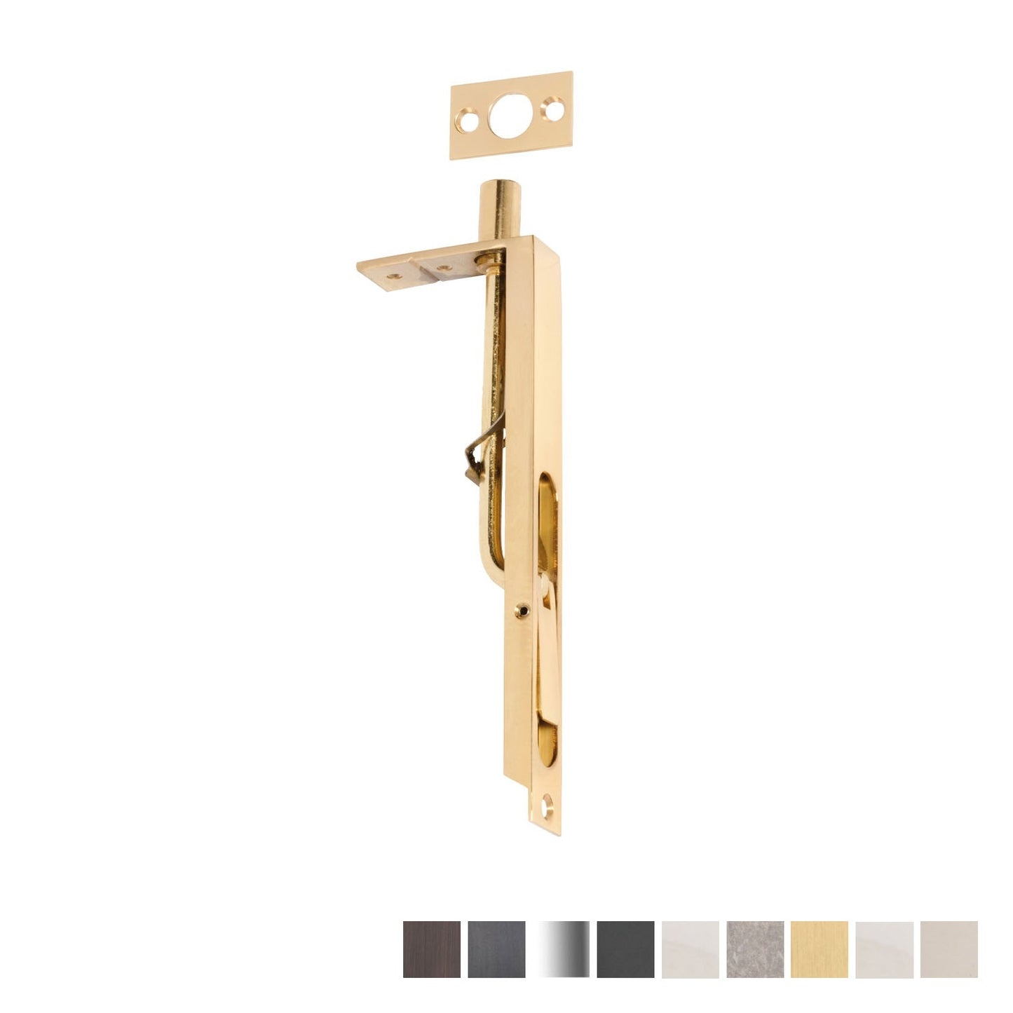 Tradco Flush Bolt 150mm - Available in Various Finishes
