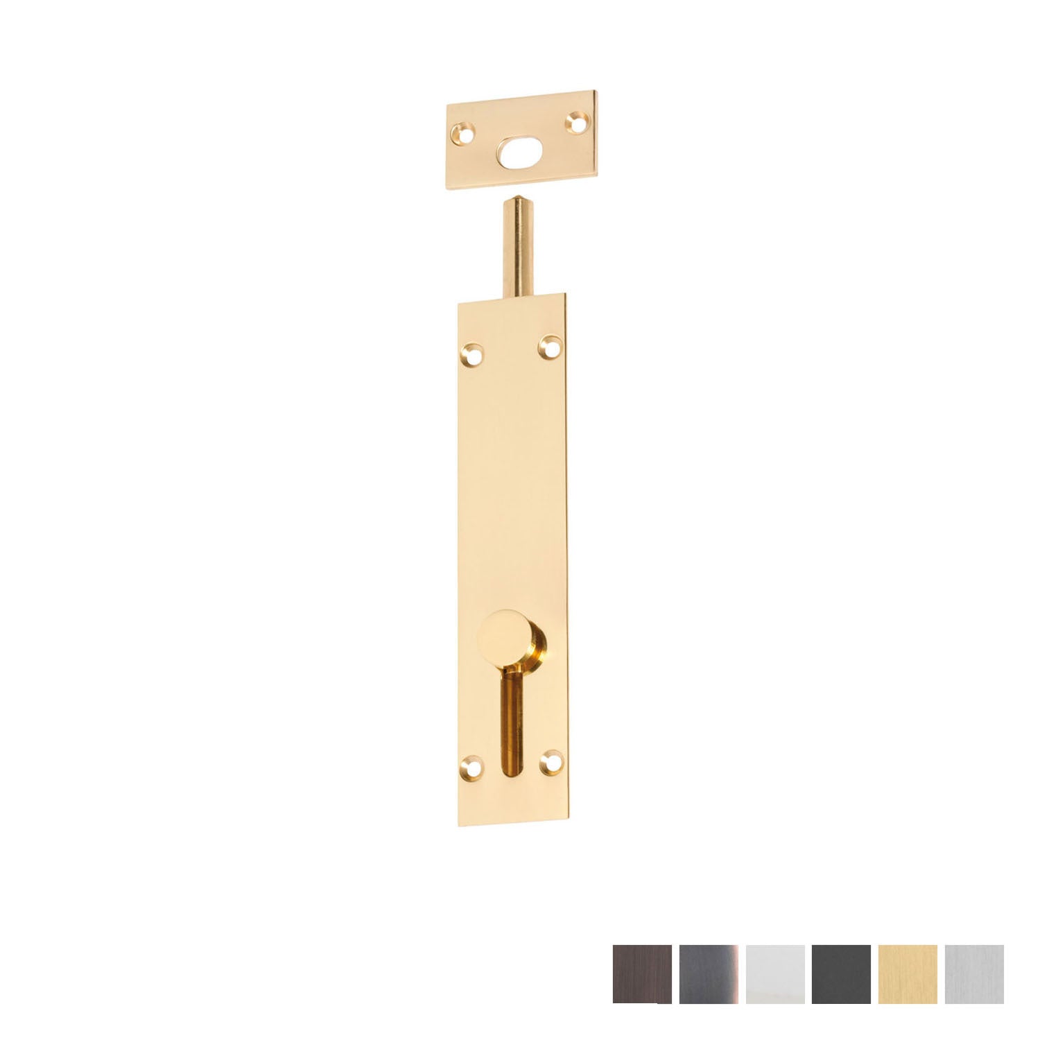 Tradco Reverse Barrel Bolt - Available in Various Finishes
