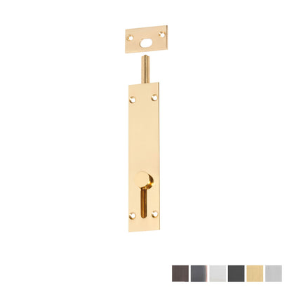 Tradco Reverse Barrel Bolt - Available in Various Finishes