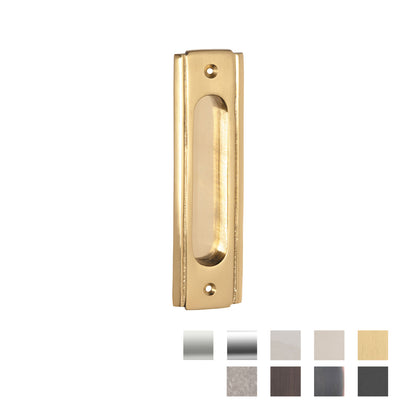 Tradco Traditional Flush Pull 150mm - Available In Various Finishes