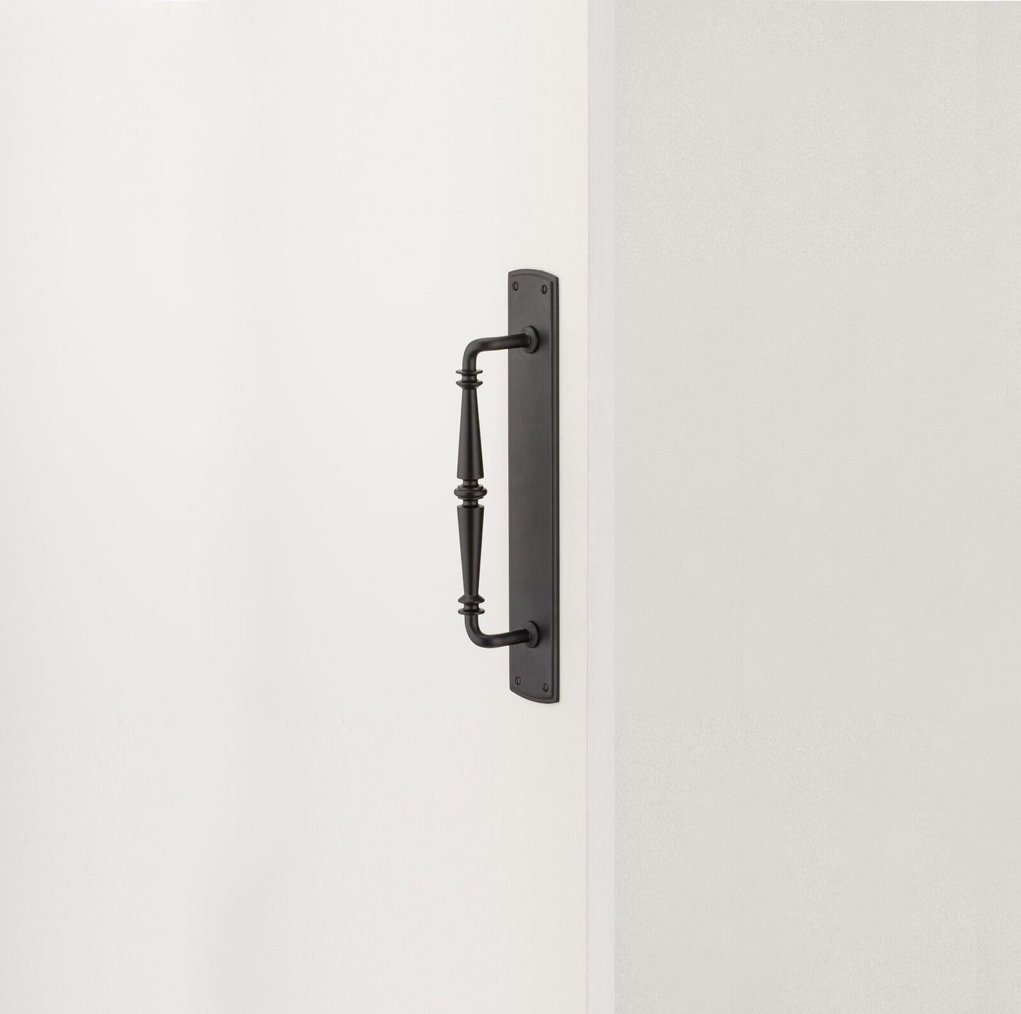 Iver Sarlat Door Pull Handle on Backplate - Available in Various Finishes
