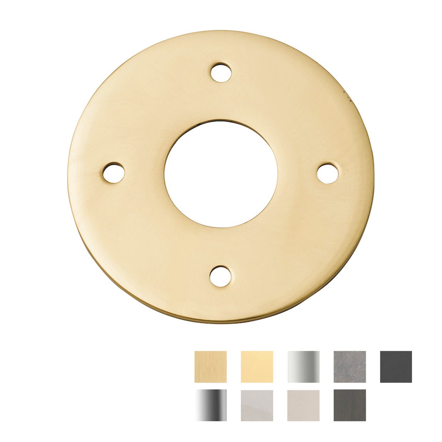 Iver Adaptor Plate Round 54mm Hole Pair  - Available In Various Finishes