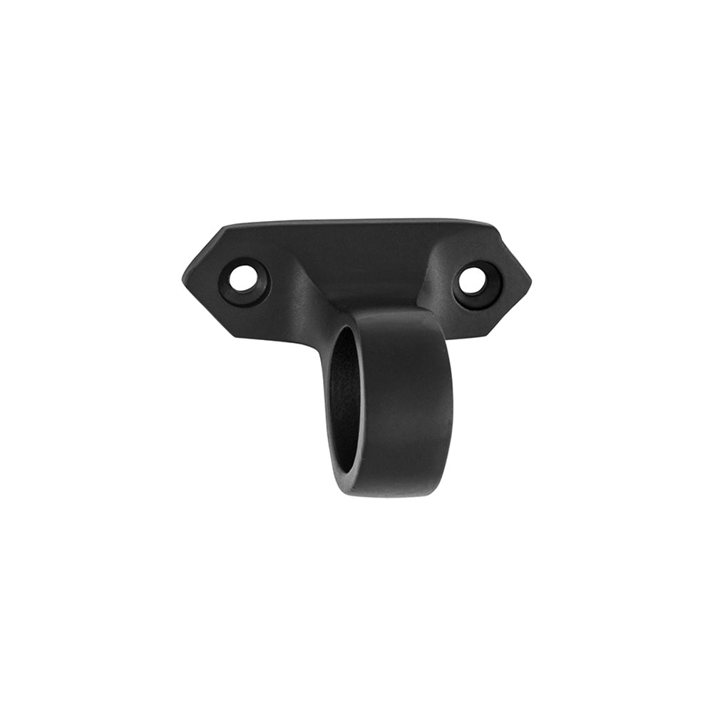 Tradco Sash Eye Offset Window Handle Matt Black 49x32mm 9649
