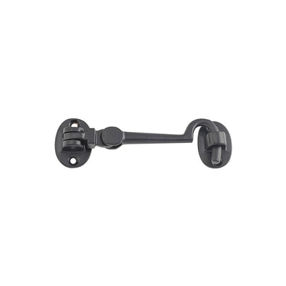 Tradco 9676 Oval Cabin Hook Matte Black 100mm