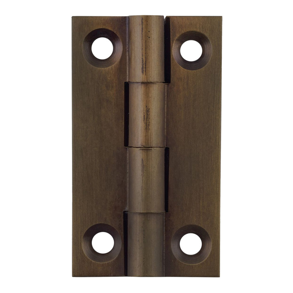 TRA9727|Tradco Fixed Pin Cabinet Hinge Antique Brass - Available in Various Sizes