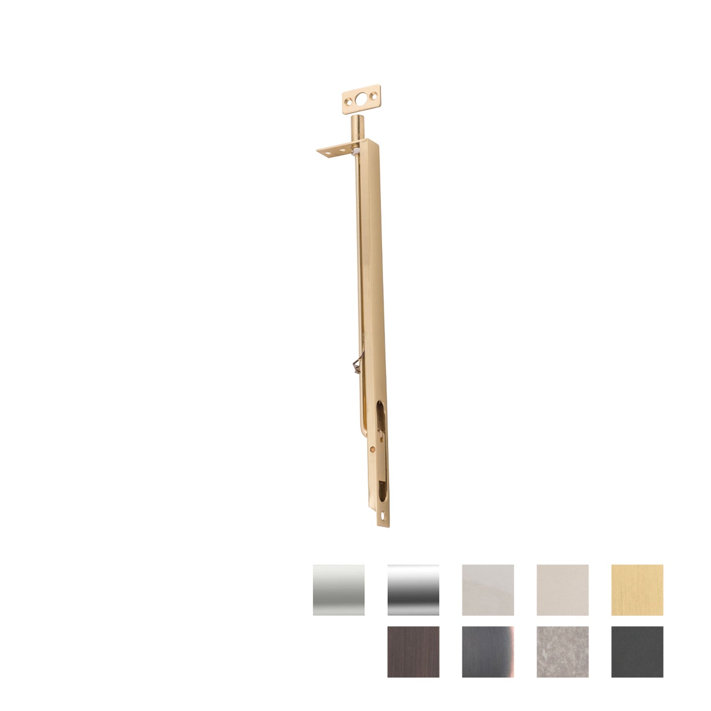 Tradco Flush Bolt 300mm - Available in Various Finishes