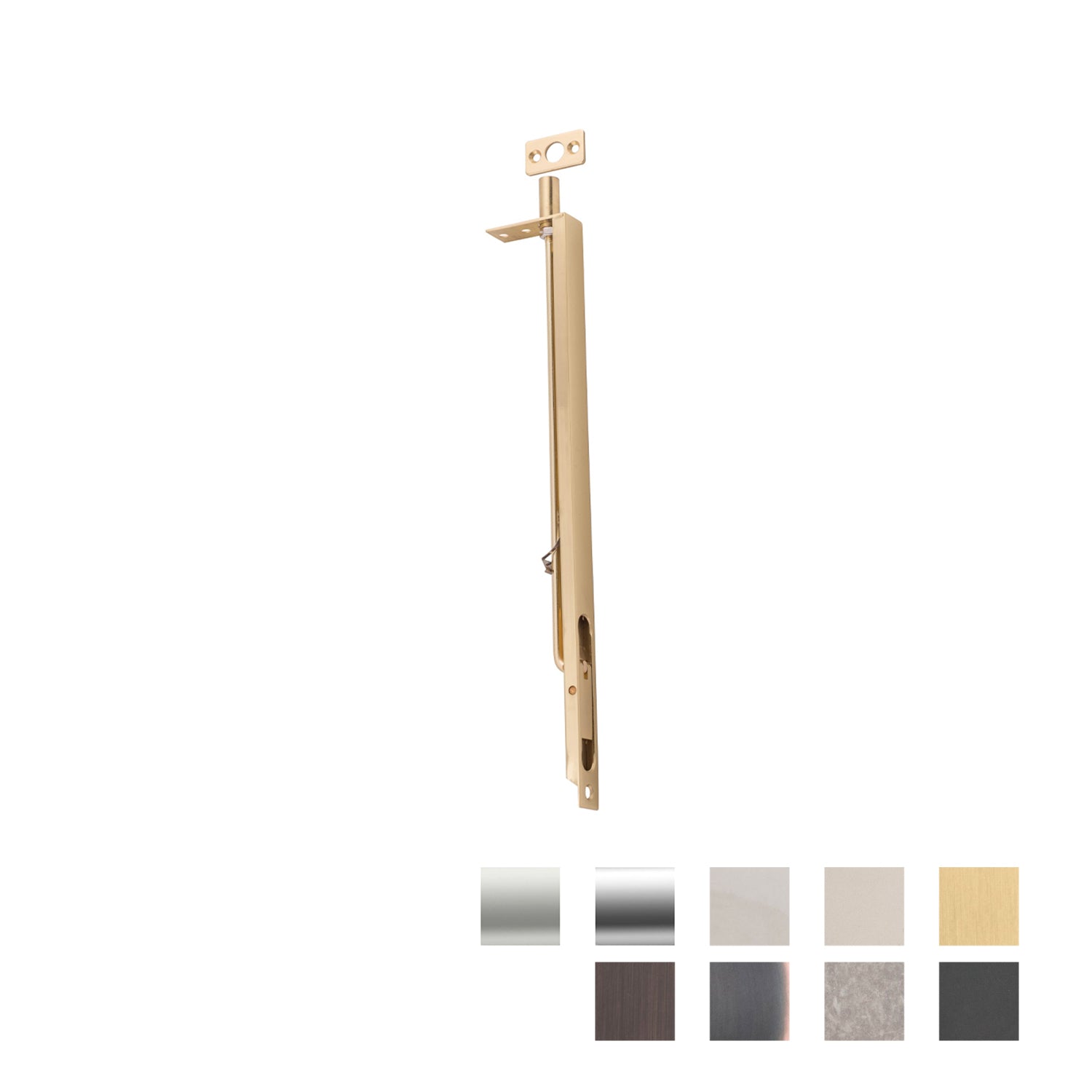 Tradco Flush Bolt 300mm - Available in Various Finishes