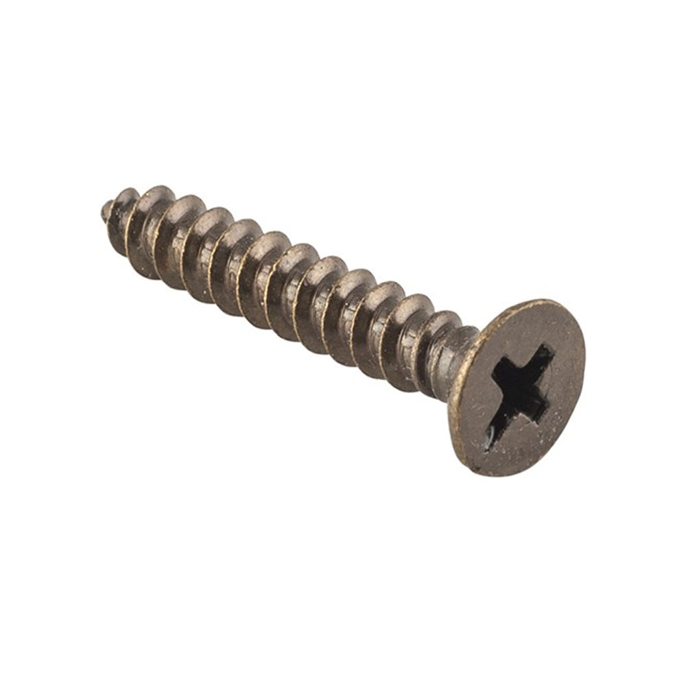 Tradco Hinge Screw Antique Brass Pack of 50 - Available in Various Sizes