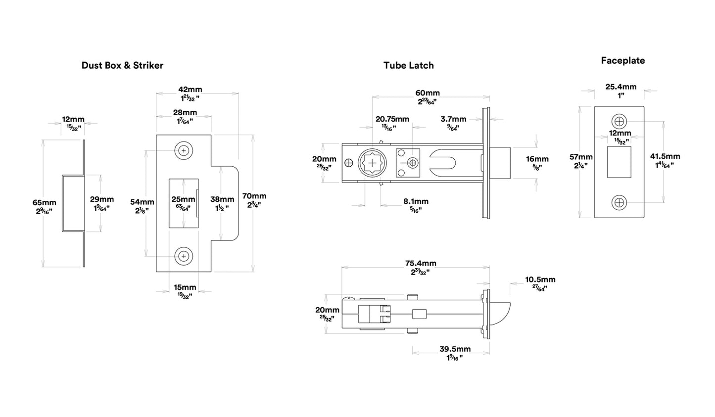 Iver Baltimore Door Lever Handle on Round Rose Inbuilt Privacy - Available in Various Finishes