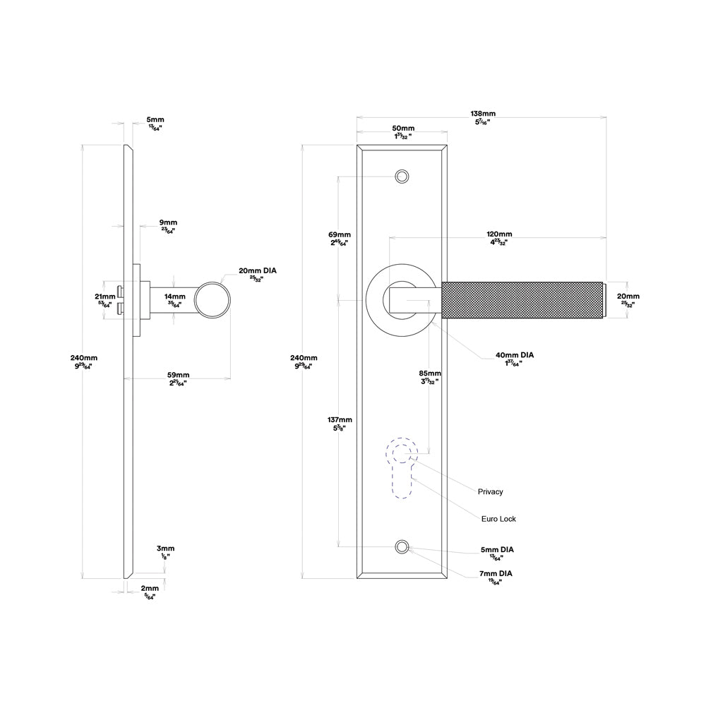 Iver Brunswick Door Lever Handle on Chamfered Backplate Brushed Gold PVD