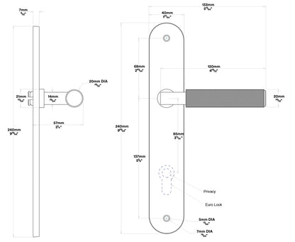 Iver Brunswick Door Lever Handle on Oval Backplate Brushed Gold PVD