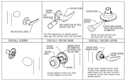 Trio Door Handle Dummy Lever Half Set Matt Black WDL100BL