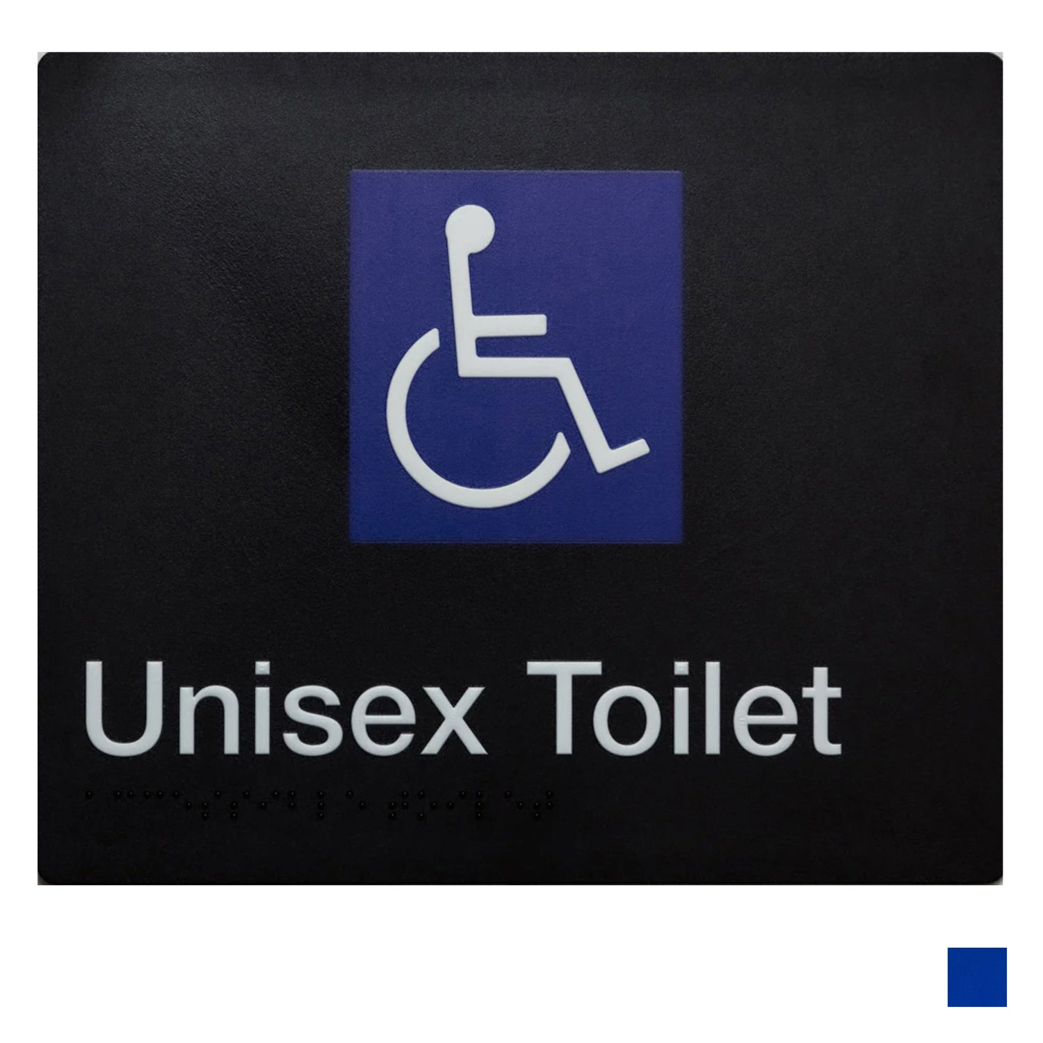 Tim The Sign Man Disabled Toilet Braille Amenity Sign - Available in Various Finishes
