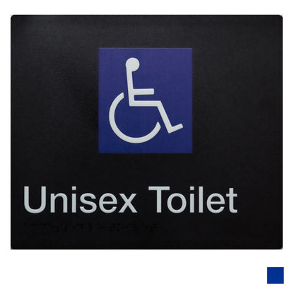 Tim The Sign Man Disabled Toilet Braille Amenity Sign - Available in Various Finishes