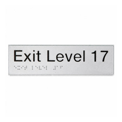 Tim The Sign Man Exit Level Sign - Available in Various Finishes and Level