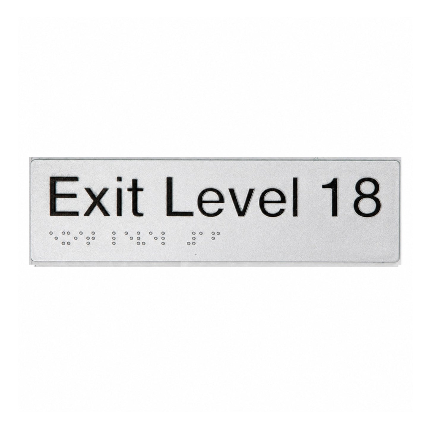 Tim The Sign Man Exit Level Sign - Available in Various Finishes and Level