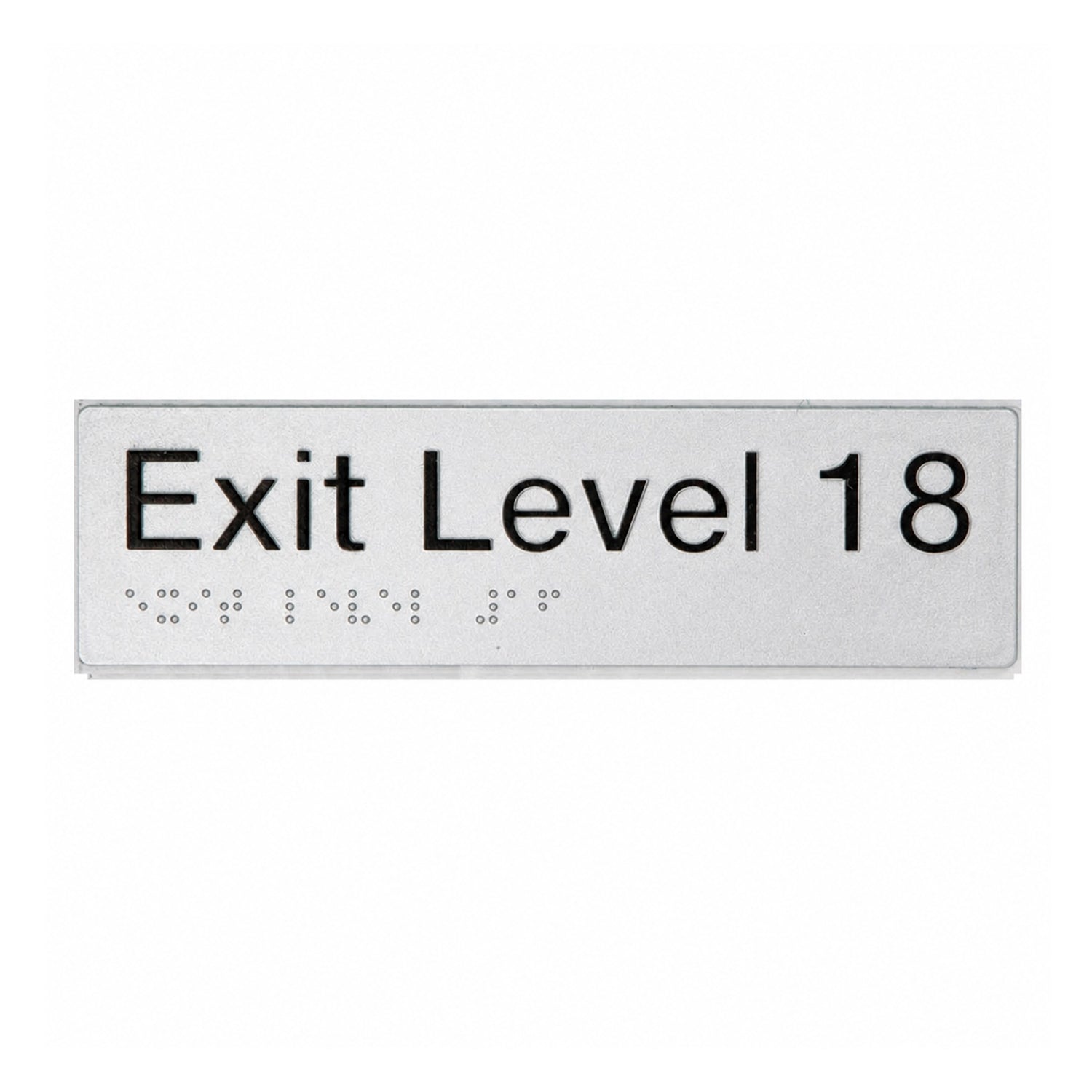 Tim The Sign Man Exit Level Sign - Available in Various Finishes and Level