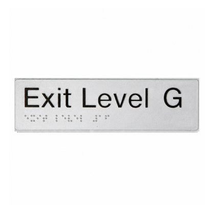 Tim The Sign Man Exit Level Sign - Available in Various Finishes and Level
