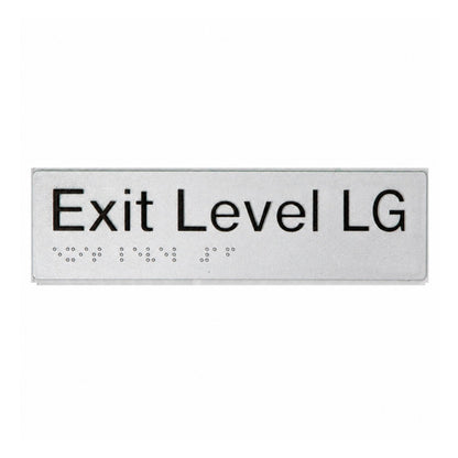 Tim The Sign Man Exit Level Sign - Available in Various Finishes and Level
