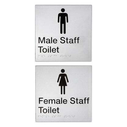 Tim The Sign Male/Female Staff Toilet Sign - Available in Genders Male and Female