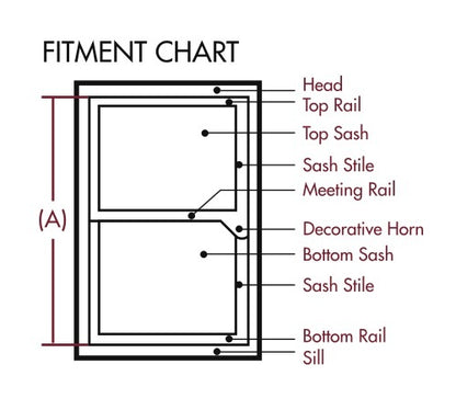 UNIQUE Window Sash Balance Type B White 14mm Rebate