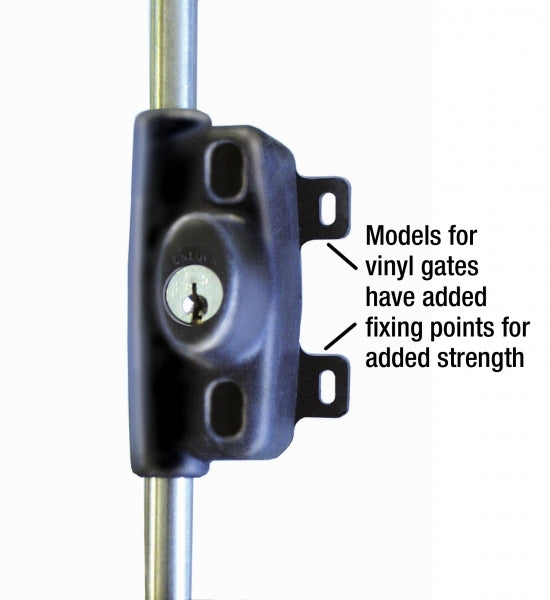 D&D LokkBolt LB124BX-LA Lockable Security Drop Bolt Lock 610mm For Metal Gates