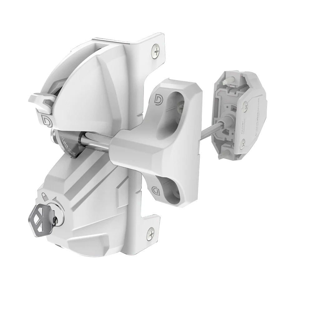 D&D LokkLatch Deluxe Series 3 Keyed Alike White LLD3KAWT | Keeler Hardware