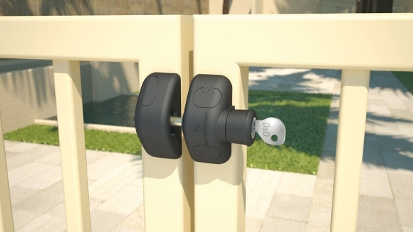 D&D MagnaLatch Side Pull Magnetic Gate Lock Key Lockable Pool Safety MLSPS2L
