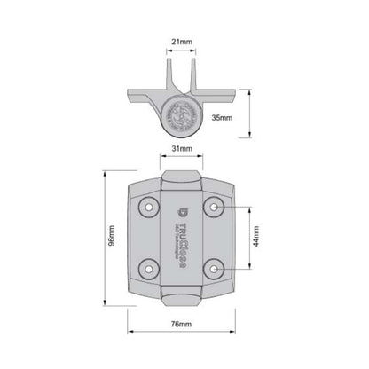 D&D Gate Lock Kit MagnaLatch Top Pull TruClose Hinge Alignment Legs MTSTDKS3LLA