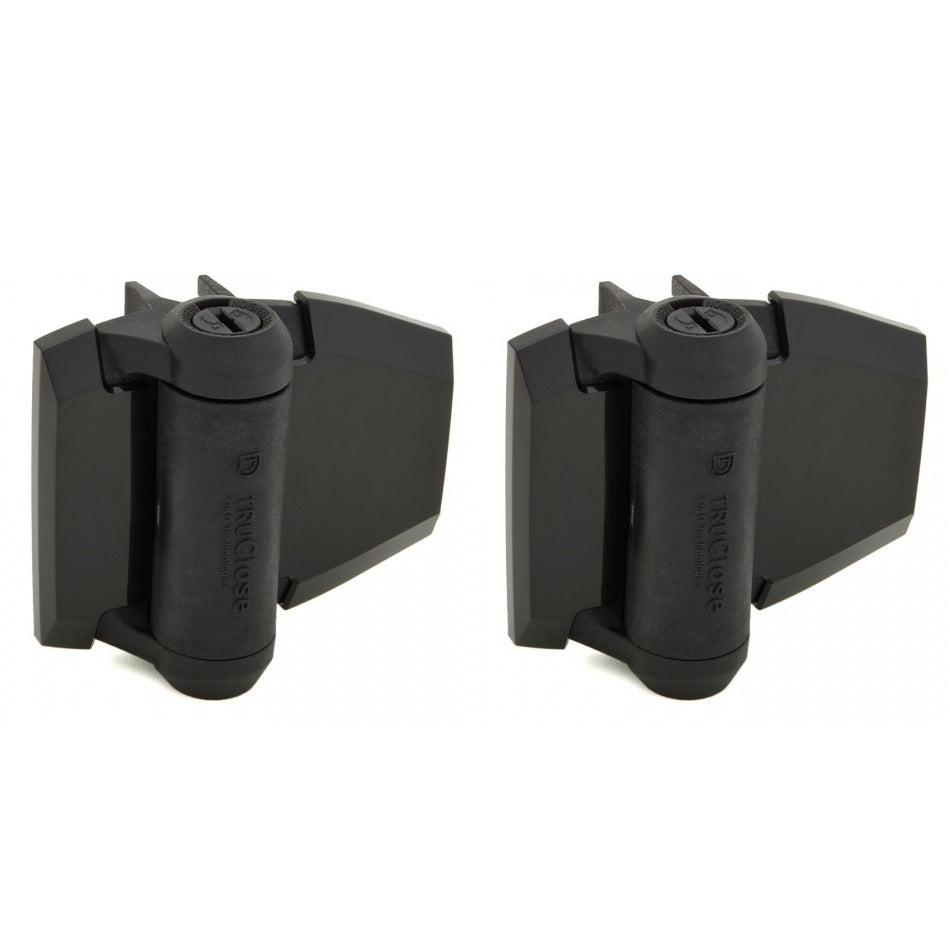 D&D TruClose TCA2L2S3BT Self Closing Gate Hinge + 2 Alignment Legs
