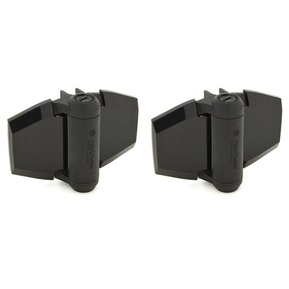 D&D TruClose TCA3L2S3BT Self Closing Gate Hinge + 2 Alignment Legs