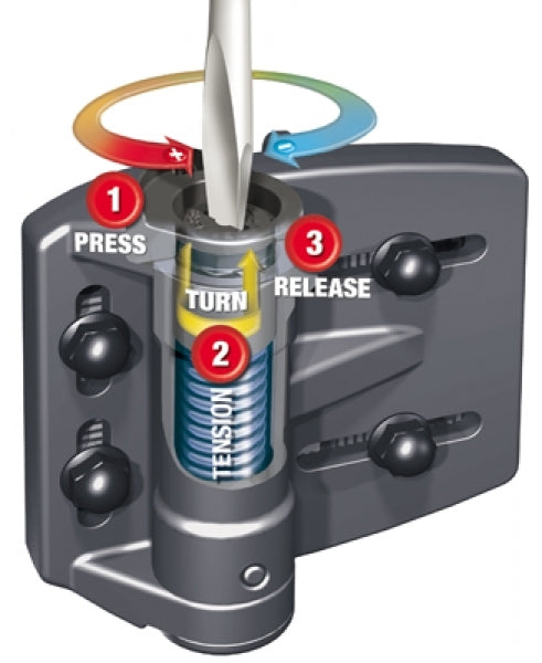 D&D TruClose TCAMA2RND Self Closing Mini Multi Adjust Round Post Gate Hinge