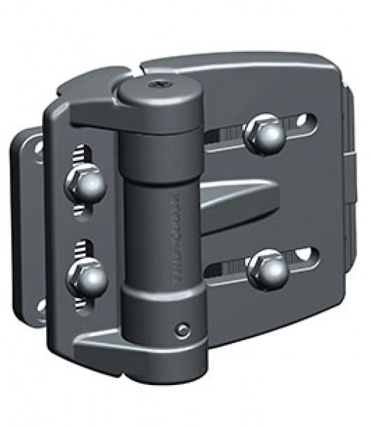 D&D TruClose TCAMA2RND Self Closing Mini Multi Adjust Round Post Gate Hinge
