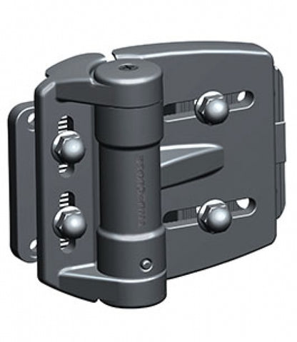 D&D TruClose TCAMA2RND Self Closing Mini Multi Adjust Round Post Gate Hinge