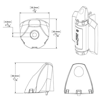 D&D TruClose Safety Cap To Suit Heavy Duty TCHD Series 3 Gate Hinge TCHDCAPS3