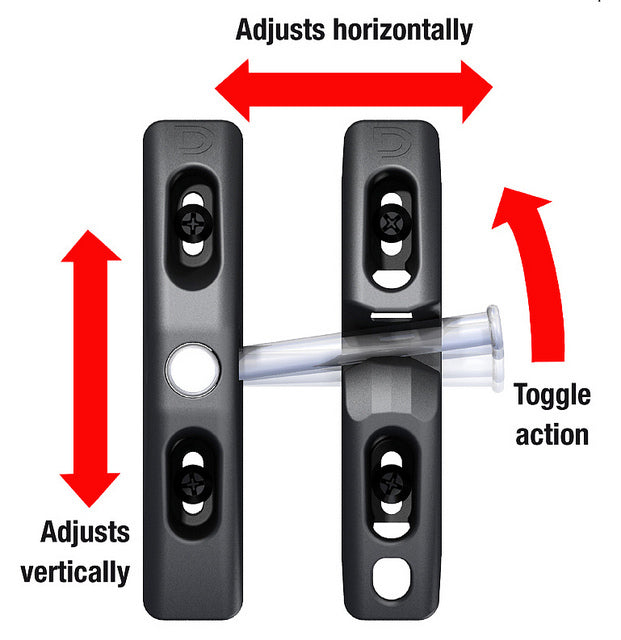 D&D T-Latch Toggle-Action General Purpose Gate Latch Pad lockable TL01