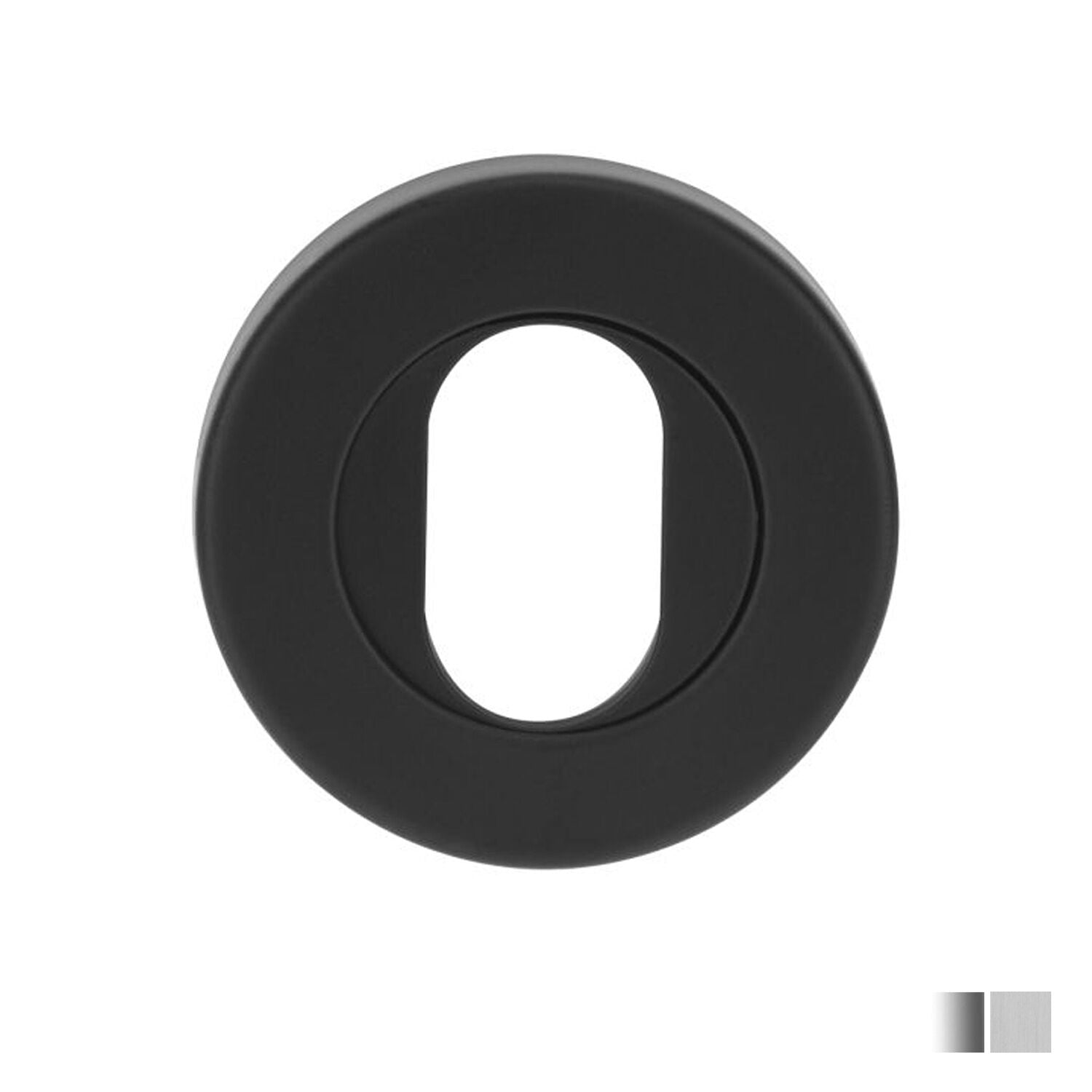 Lockwood Velocity Round Oval Cylinder Escutcheon 55mm - Available in Various Finishes