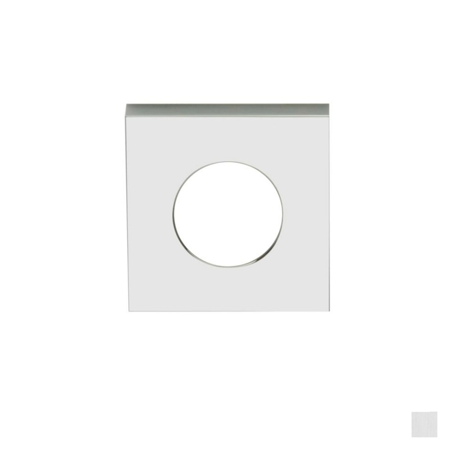 Lockwood Velocity Square Rose Passage Trim  - Available in Chrome Plate and Satin Chrome