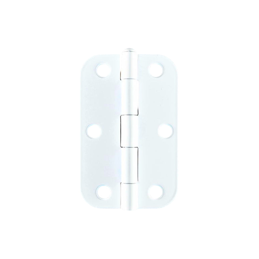 Worldwide Radius Hinge 89x57x1.6mm Loose Pin Matt White RHL89WHS1727330171213